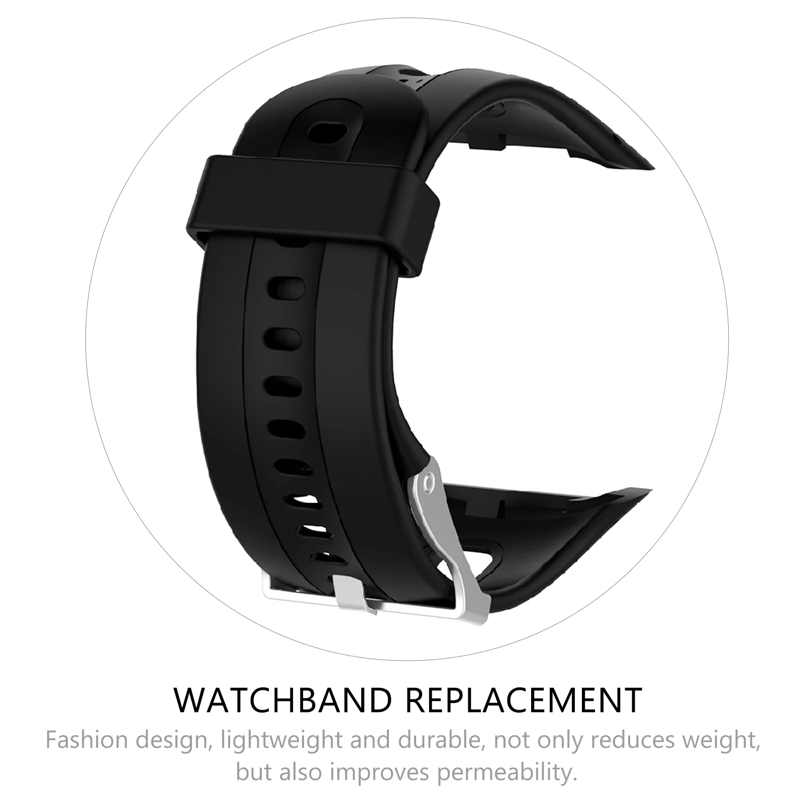 

'S Watch Strap Silicone Band Adjustable Replacement For Smart Watch Wristband Durable Gift Wedding Christmas