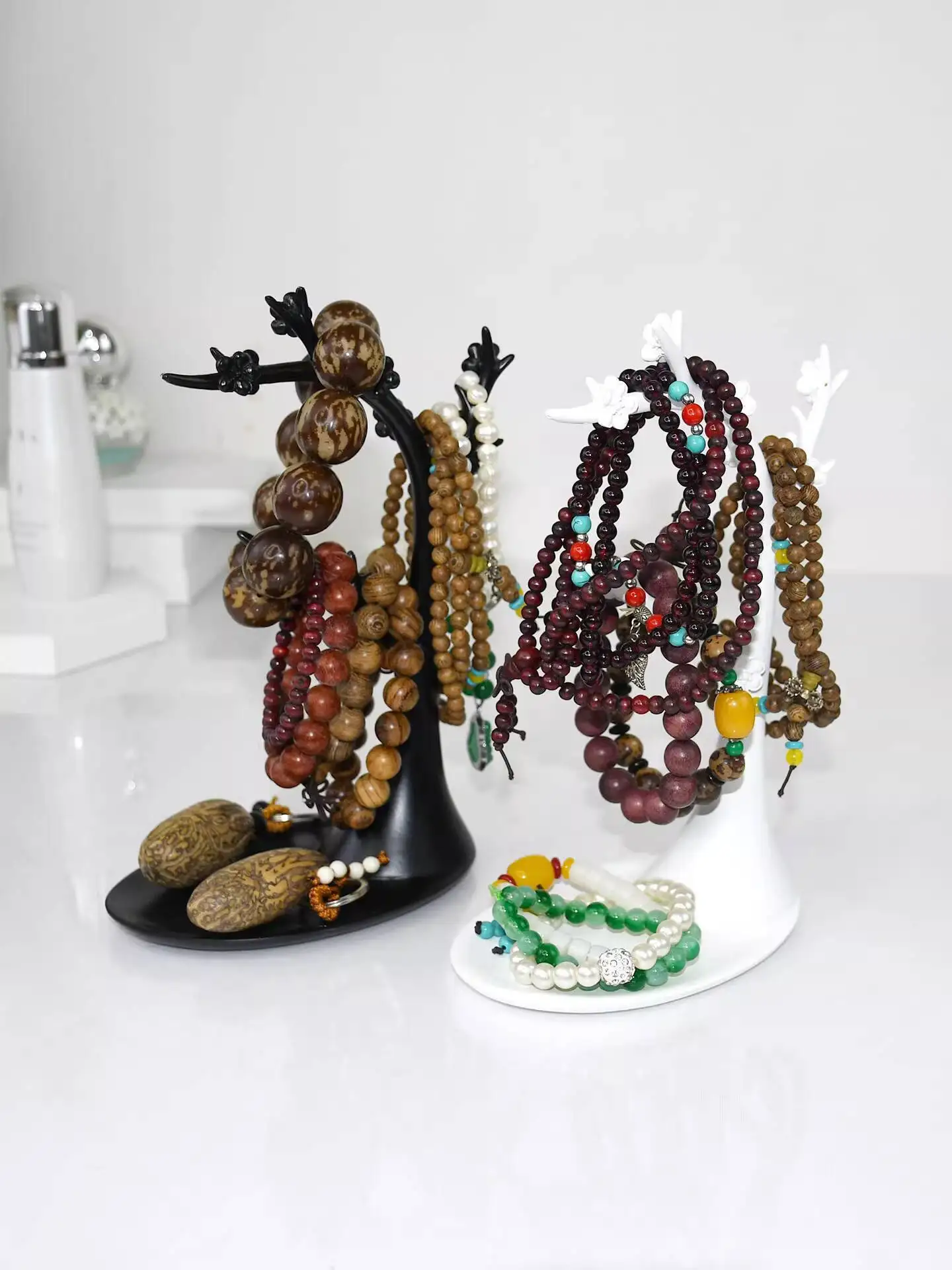 

Resin bracelet rack, entrance keychain jewelry rack, home stationery bracelet, ring storage tray, jewelry display rack