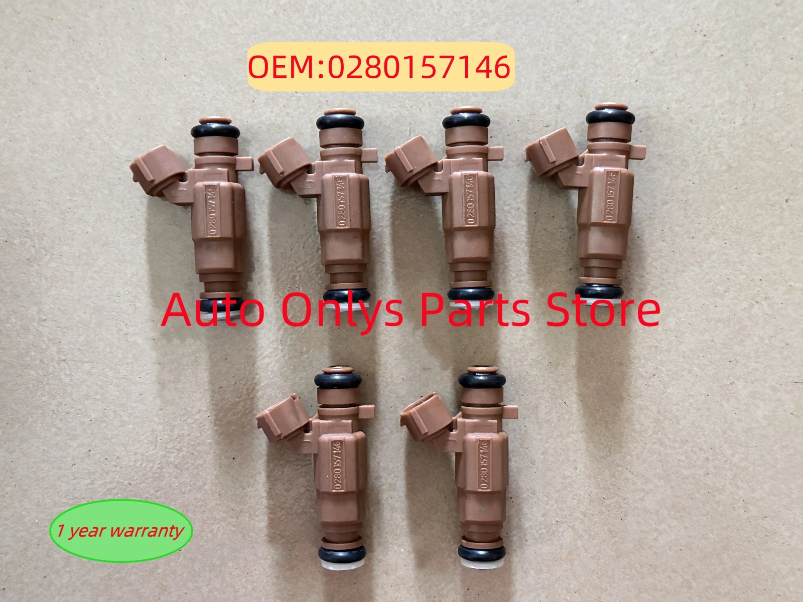 6pcs New 0280157146 High quality Car Fuel Injector Nozzle For Sentra 2.0 Flex 11-12 16600-3RZ0A Renault 166003RZ0A