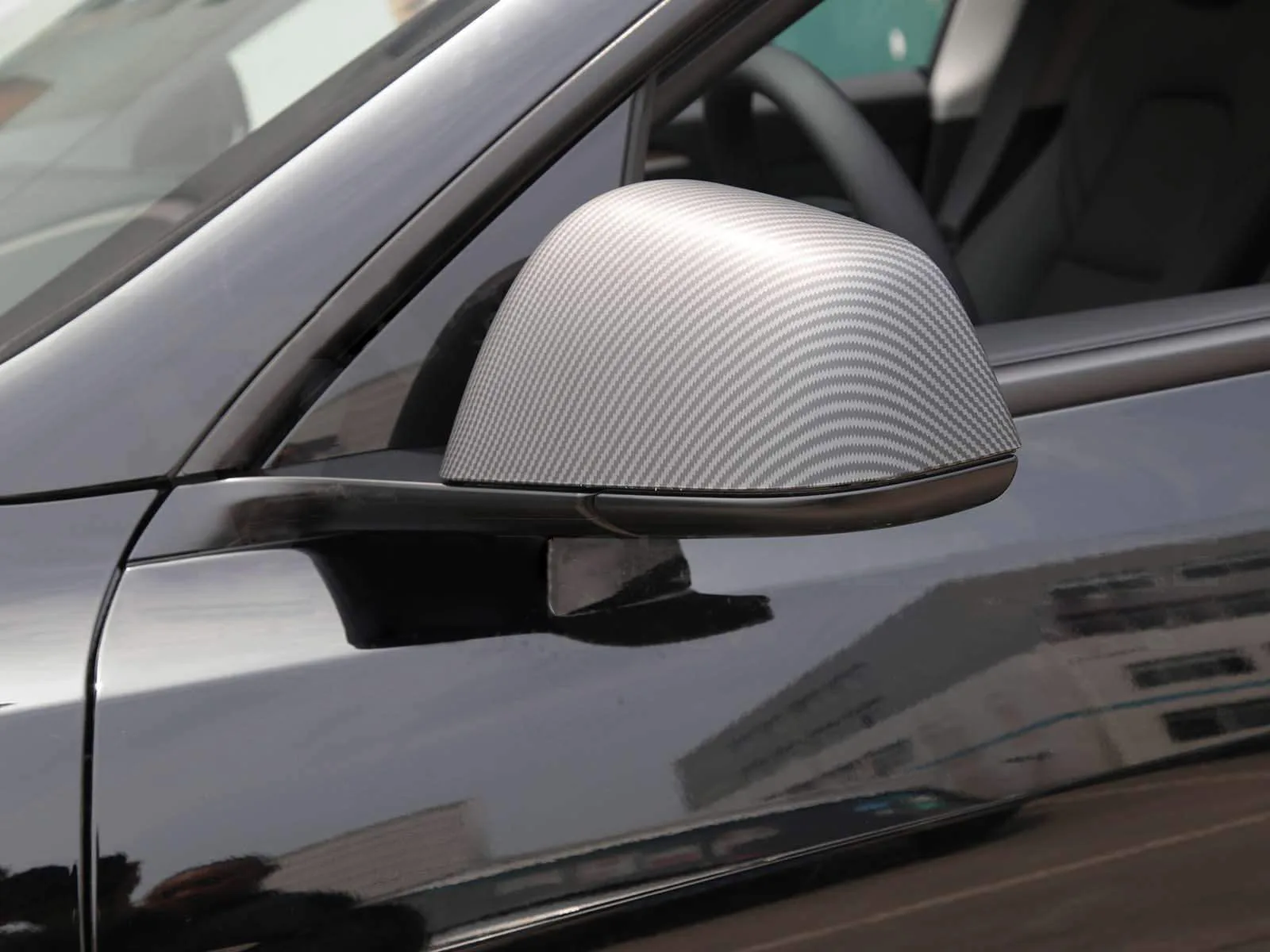 Rear View Mirror Shell Replacement Cover For Tesla Model Y Rearview Mirror Caps Replace Part