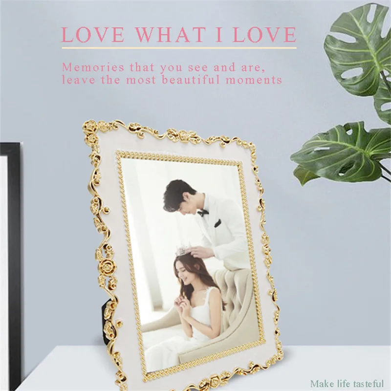 الأوروبية الإبداعية إطار صور اللوحة الديكور مرآة الزفاف إطار صور منطقة مكتب خزانة للغرفة مجموعة الجدول إطار صور