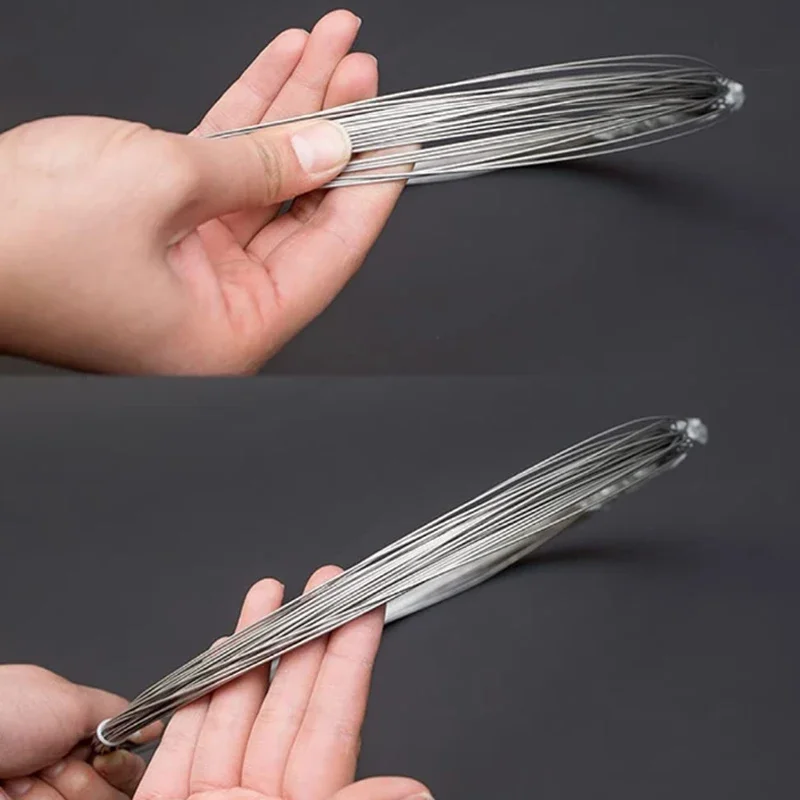 Length 1Meter 5Meter 10Meter Diameter 0.2mm - 3mm 304 Stainles Steel Rope Single Bright Hard Wire Various Lengths