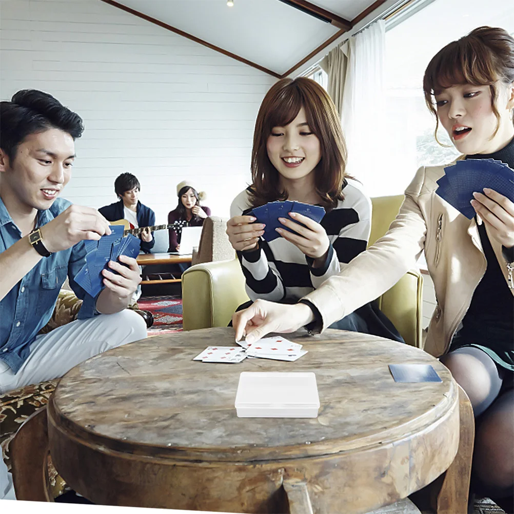 

8pcs Plastic Organizer Storage Poker Cards Playing Card Box Playing Card Rectangular Storage Boxes Container