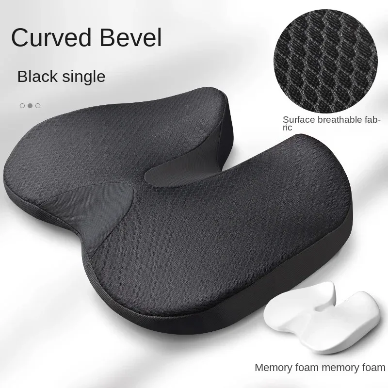 Cushion Non-Slip Orthopedic Memory Foam Coccyx Cushion for Tailbone Sciatica Back Pain Relief Comfort Office Chair Car Seat