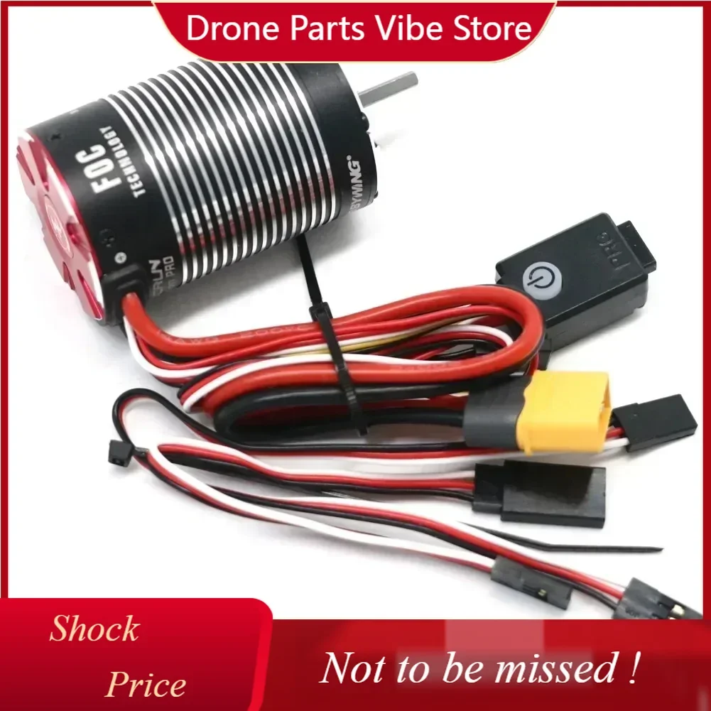 DP Hobbywing Rc Car Motor Fusion Pro 2 In 1 Combo Brushless Motor 2300kv Cool Running Waterproof For Rc Crawler Buggy Cars Parts