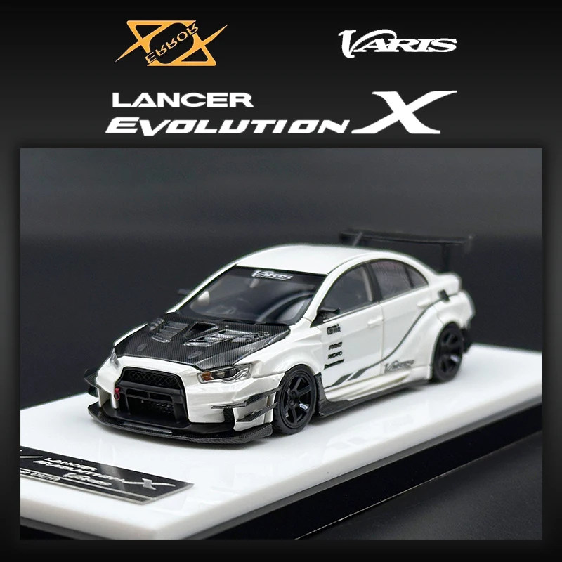 404 Error In Stock 1:64 Lancer EVO X Varis Resin Diorama Car Model Collection Miniature Toys