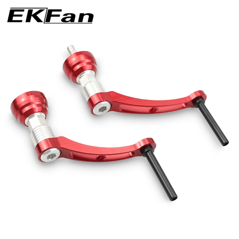 EKFan New Design 60MM 12G CNC Technology 7075 Alloy For Dawa Shmano Spinning Reel Handles DIY