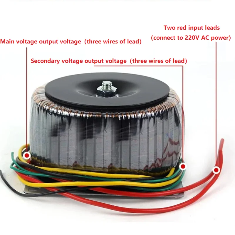 1800W 220V to dual 24V + dual 12V, 36V + dual 12V, 52V + dual 12V toroidal transformer, speakers, subwoofers, power amplifiers