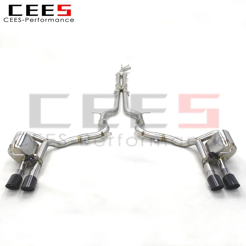 CEES Valve Catback Systems with Remote Control for Porsche Panamera S 3.0T 970 2014-2016 Stainless Steel Muffler Exhaust Pipes