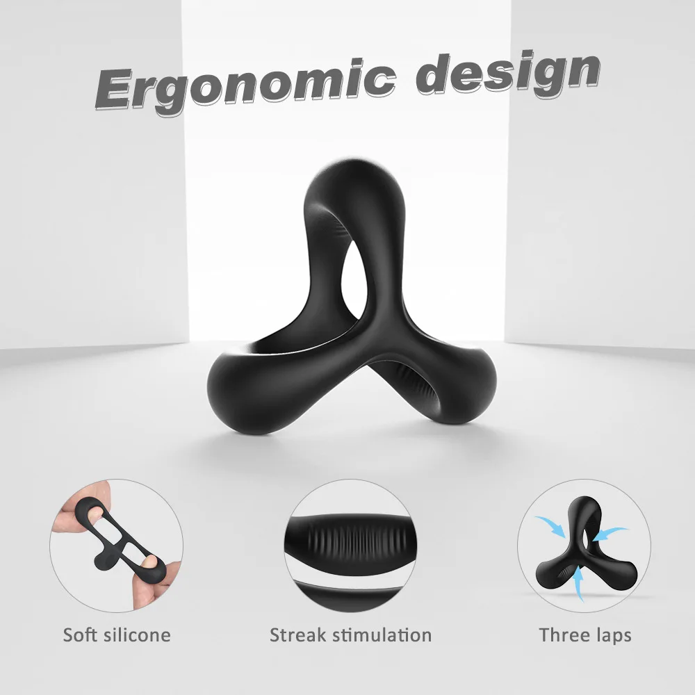 Triângulo Penis Ring Gadget para homens, De Longa Duração, Gaiola de Castidade, Produtos Sexuais, Fechadura De Esperma, Brinquedos Adultos Engraçados