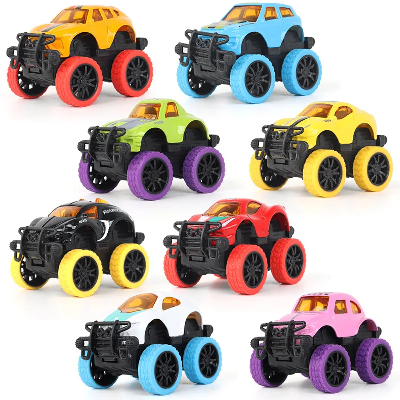 

Children's Alloy Pull-back Big Foot Toy Car 1:64 Painted Duck Small Off-road Vehicle Model, Can Be Matched with Parking Scenes