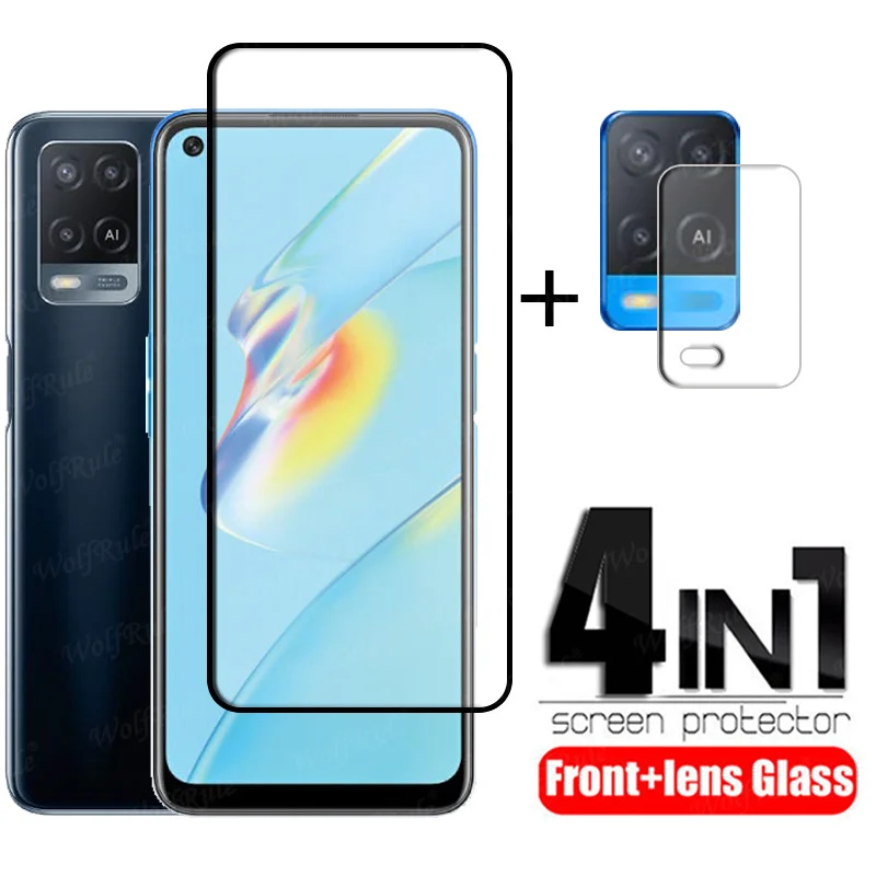 

Full Cover Glass For OPPO A54 Glass For OPPO A54 Tempered Glass Phone Film Protective Screen Protector For OPPO A54 Lens Glass