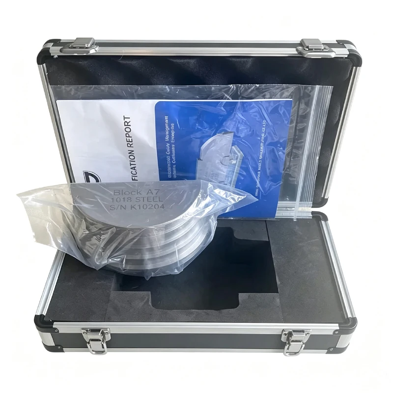 A7 Calibration Test Block BS 2704:1978 Ultrasonic Non‑Destructive Testing UT Calibration Block for Flaw Detector Probe Adjustmen