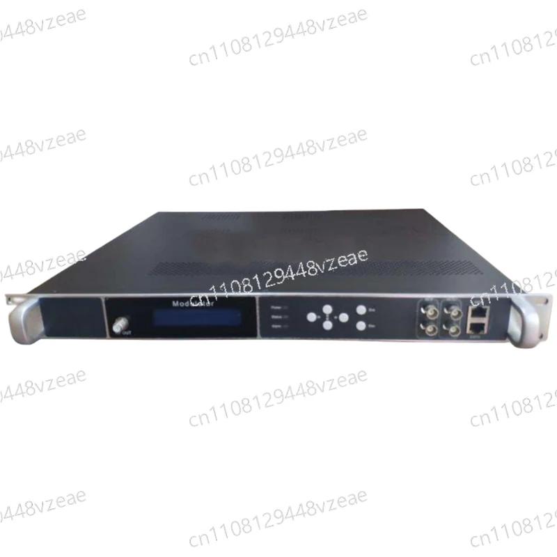 Cable TV Modulator for Broadcast Applications 8/16 Carrier Digital Modulator ISDB-T DVB-T Gigabit Ethernet To ISDB-T/DVB-T