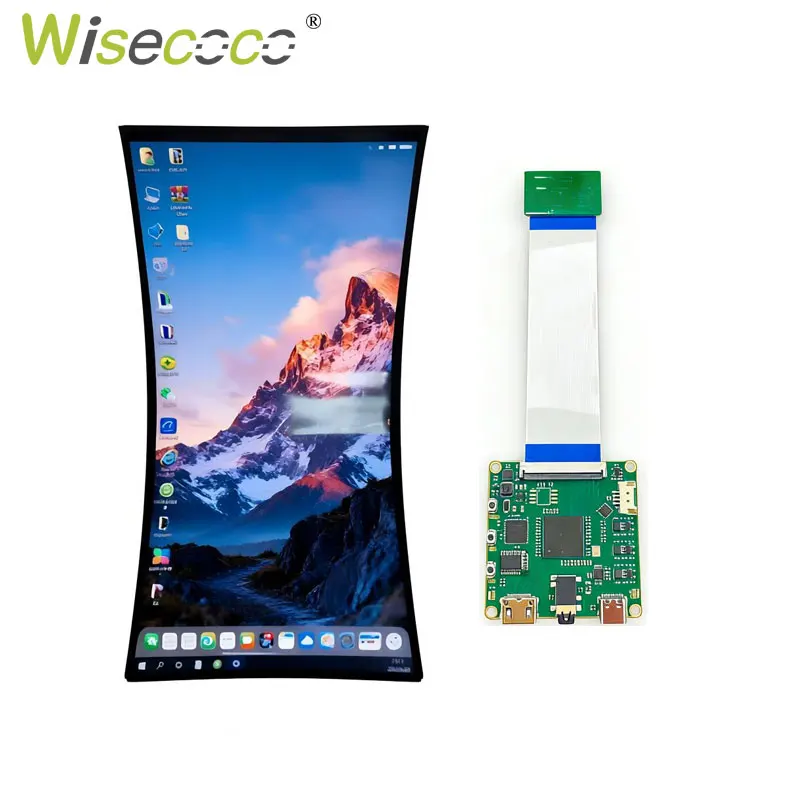

5,1-дюймовый гибкий OLED-дисплей с сенсорным экраном 720x1520, изогнутый, складной, AMOLED, высокая контрастность, 100% NTSC, интерфейс Mipi