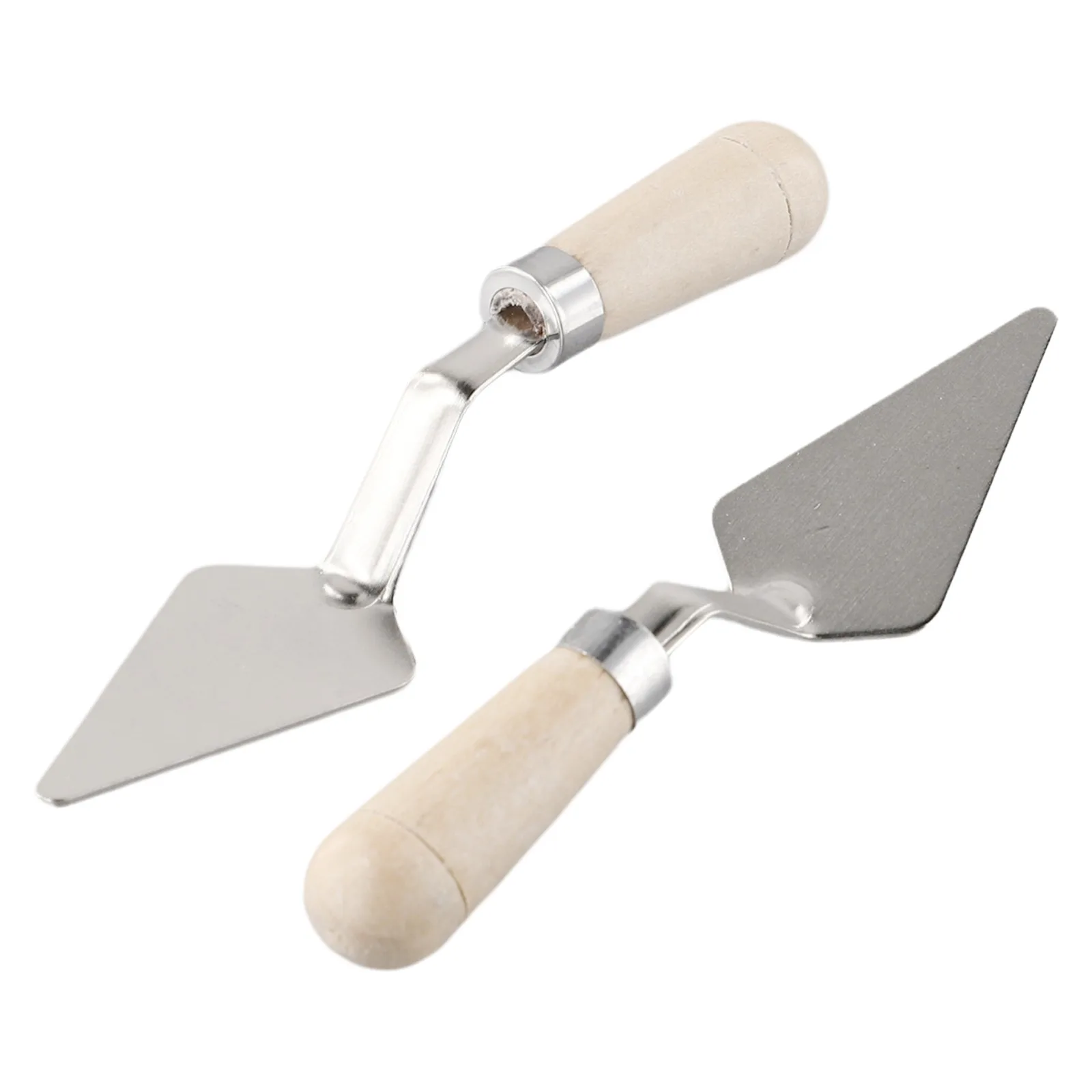 Aço inoxidável Palette Cutter Scrapers, Oil Mix, Paint Tool, Raspador, 2 pcs