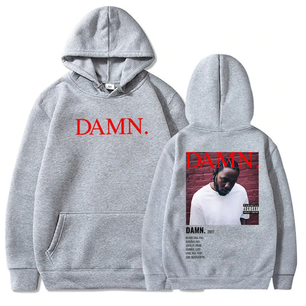 Kendrick Lamar Hoodie Kendrick Lamar Damn Shirt Damn Album Gift for Kendrick Lamar Fan Pullover Tops Streetwear Unisex