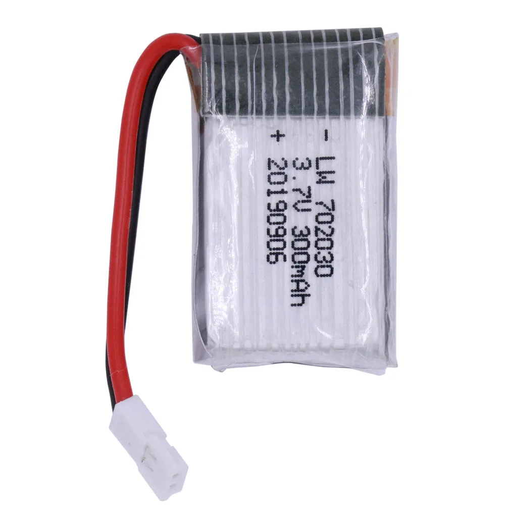 10pcs/lot 3.7V 300mAh lipo battery For E55 FQ777 FQ17W DFD F180 FY530 U816 U830 Battery 20C 702030 For RC Quadcopter Spare Part