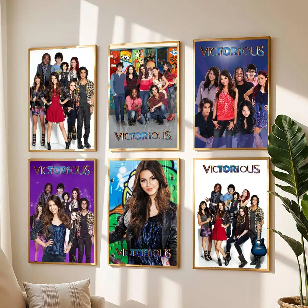 tv series V-Victorious-S Painting Calligraphy Boho Botanical Decor for Living Room  Elegant Home Style