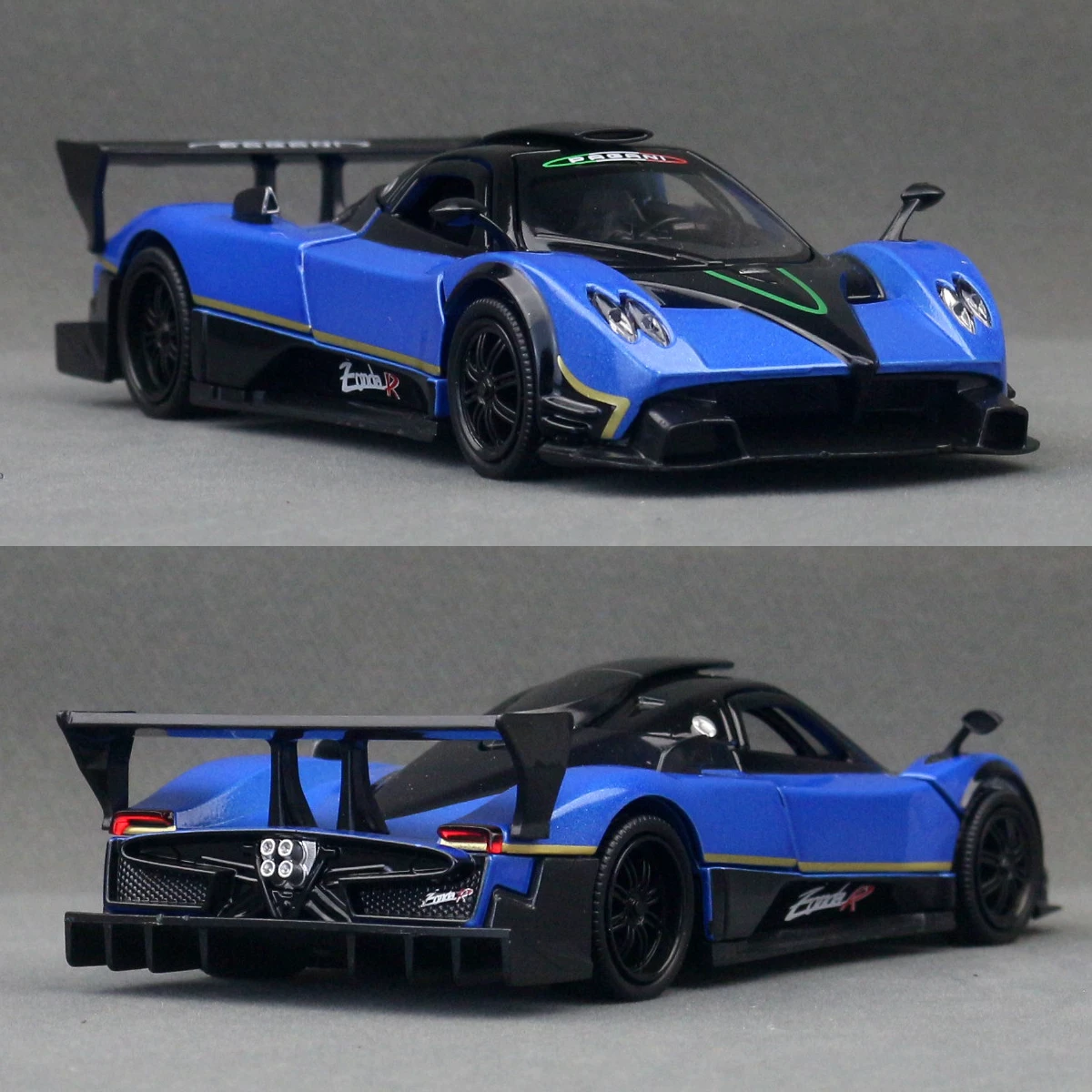 1/32 Pagani Zonda R Toy Car Model RMZ CiTY Diecast Metal Miniature