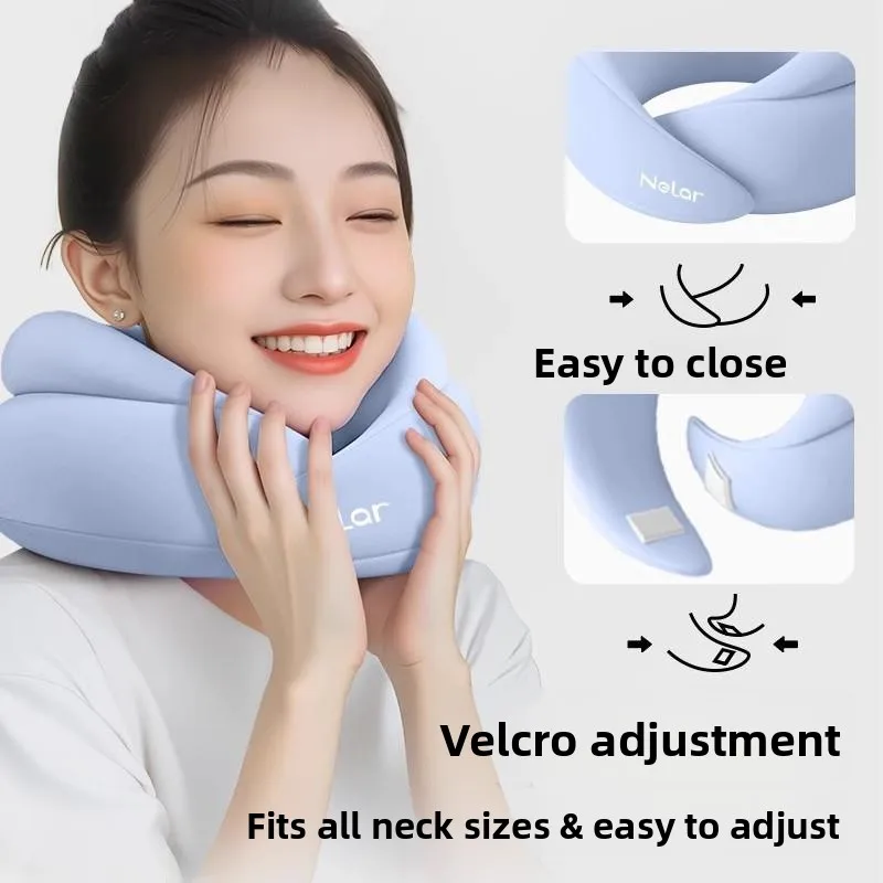 Travel Ne Support U-aped Pillow Memory Foam Portable S Pillow for Long Distance Plane Train Journeys Ne Cuion