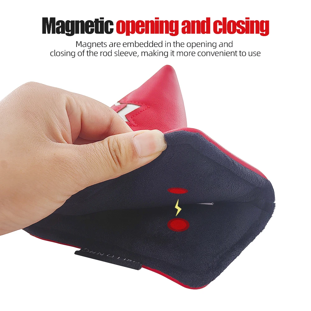 جولف غطاء الرأس مابل ليف نمط المغناطيسي ماجيك الشريط فتح إغلاق نادي الغولف أغطية حماية جولف بليد مضرب غطاء هبوط السفينة #4