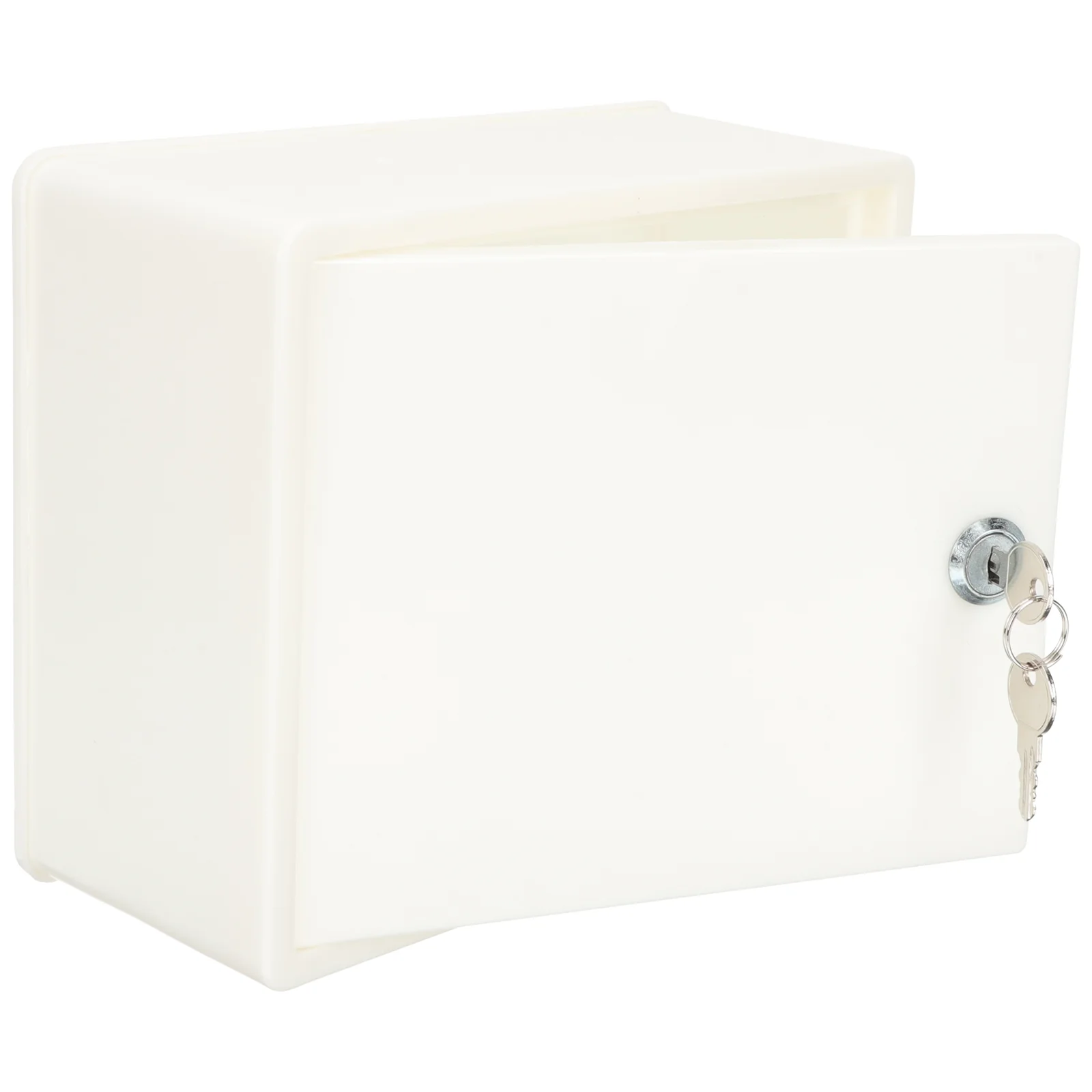 

Door Milk Box Wall Mounted Mailbox Locked Vintage for Delivery Mailboxes Plastic outside