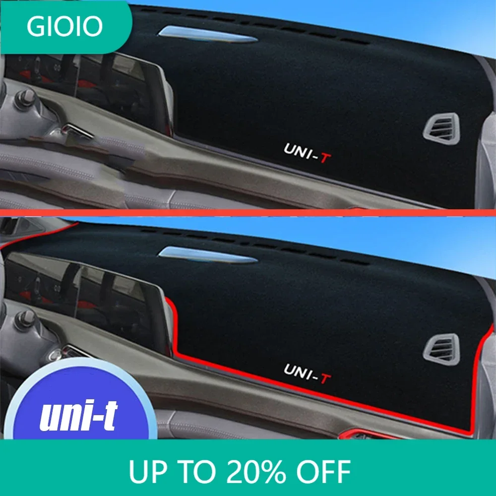 لوحة سيارة ديكور حصيرة واقية من الشمس الغبار عاكس حصيرة غطاء وسادة مقبلات اكسسوارات لوحدة Changan UNI-T 2021 2022 #1