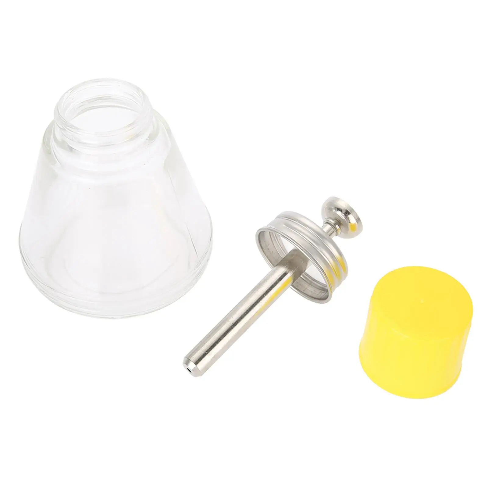 Bottiglia vuota per dispenser per pompa per nail art in vetro da 150 ml per bottiglia a pressione per stoccaggio di liquidi per detergente per smalto gel acrilico