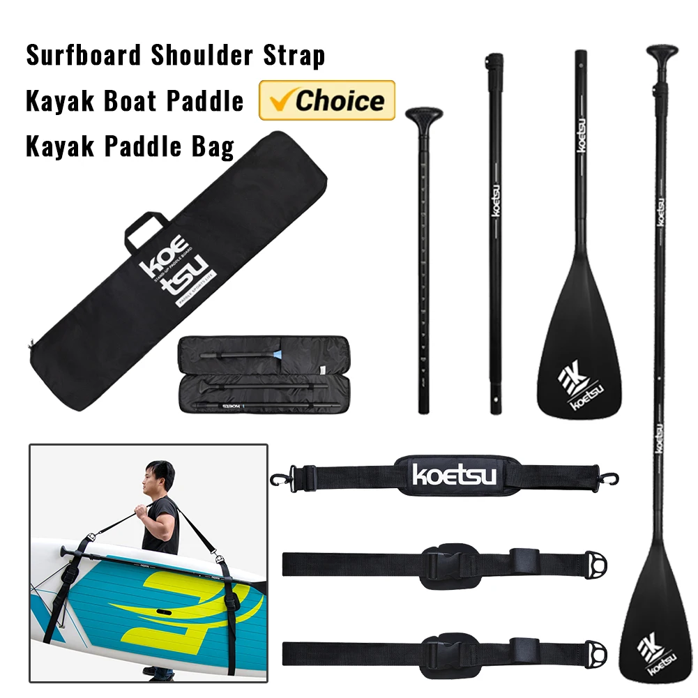 3-Piece Kayak Boat Paddle Adjustable Length Stand Up Paddleboard Paddles Aluminum Alloy SUP Surfpaddle for Canoe Kayaking