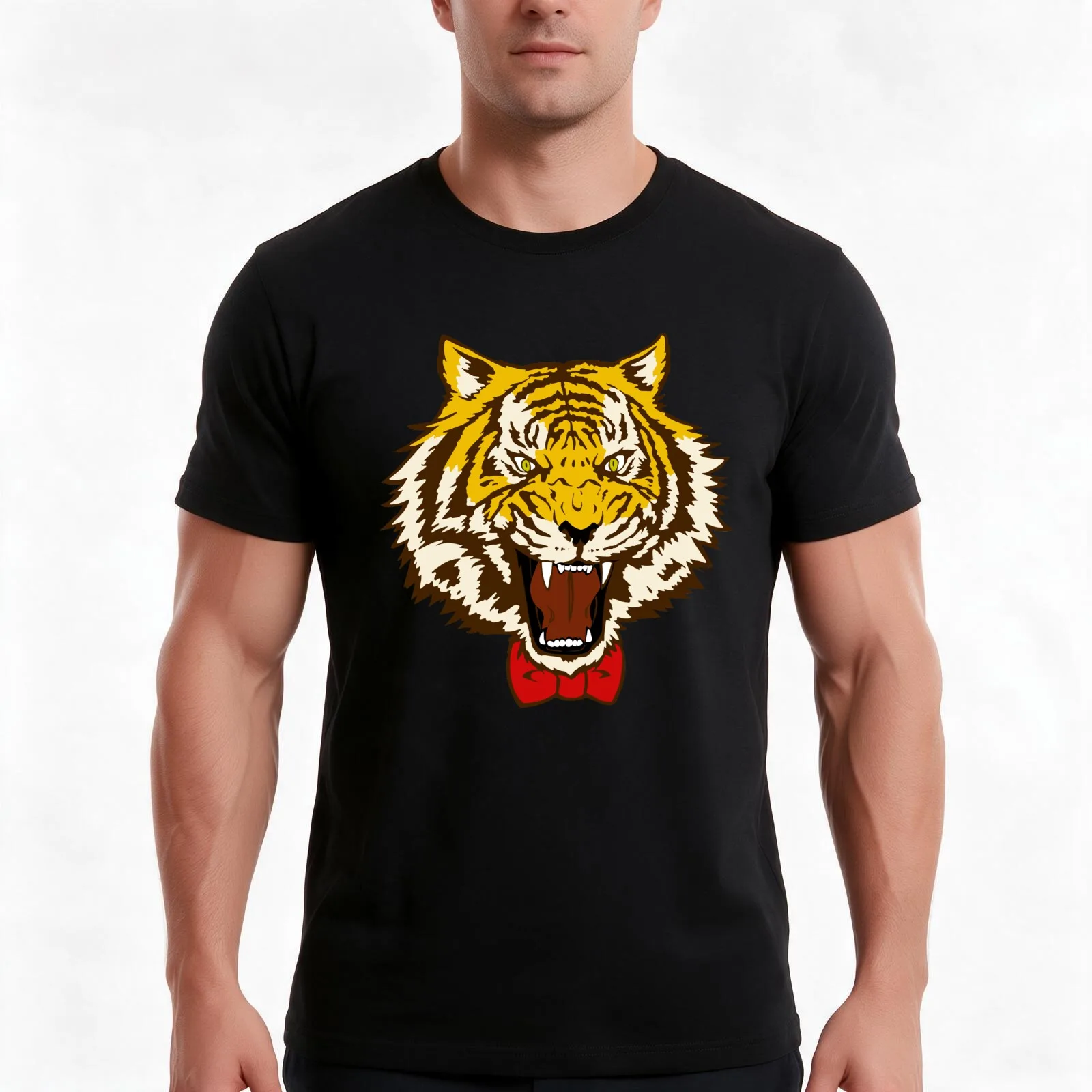 Yurio Tiger - highest quality for cosplay T-Shirt, Summer Casual Cotton Tee, Oversized Streetwear Tops, Vintage Graphic Print