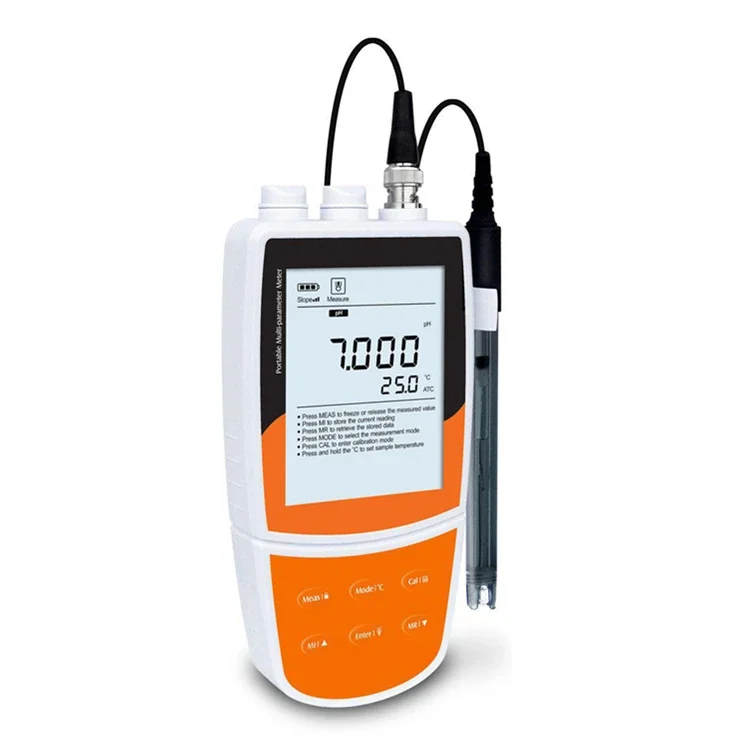 

Device Water Analysis Portable Multi-parameter Water Quality Meter for pH ORP DO Conductivity TDS Ion Salinity Resistivity