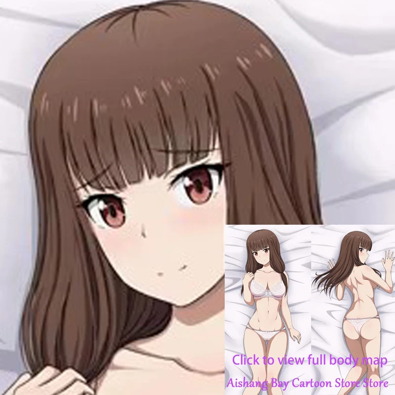 

Dakimakura Anime Pillow Cover Miko Iino Double Sided Print Life-size Decoration
