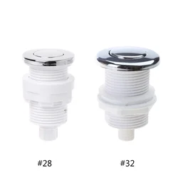 28mm/32mm On Off Push Air Button For Bathtub Spa Waste Garbage Disposal Pneumatic Controller