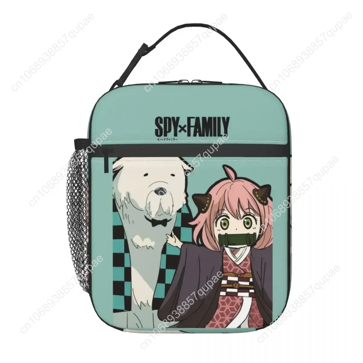 Spy X Family Anya Bond Мультфильм Аниме Термоизолированная сумка для обеда Женская многоразовая сумка для обеда для детей Школьная детская коробка для еды
