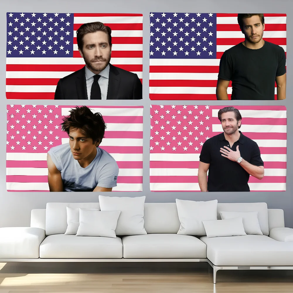 Schauspieler Jake Gyllenhaal Flagge zur Dekoration, für den Außenbereich, Picknick, zum Aufhängen, für Zuhause, Camping, Party, Banner