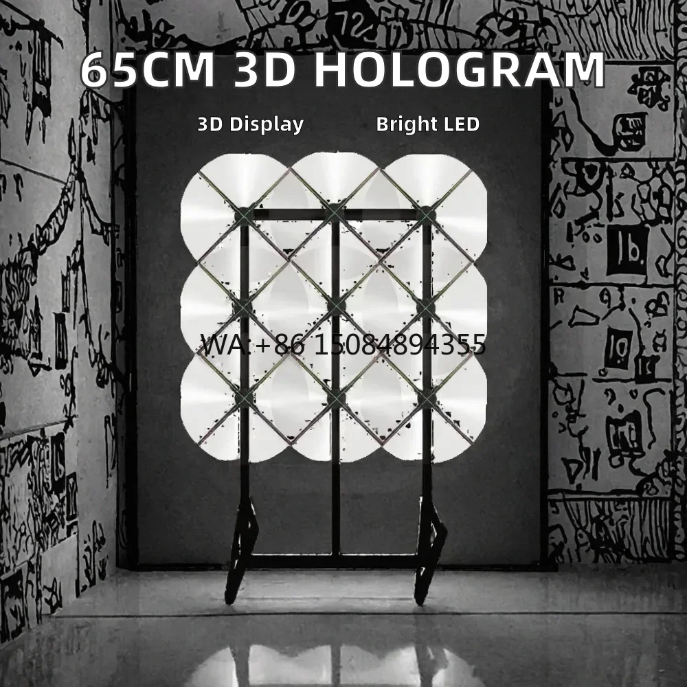 

3D Hologram Fan with Mobile/PC Control | Indoor Use OEM Option | Easy & Fast Animation Upload for Retail & Exhibition Booth
