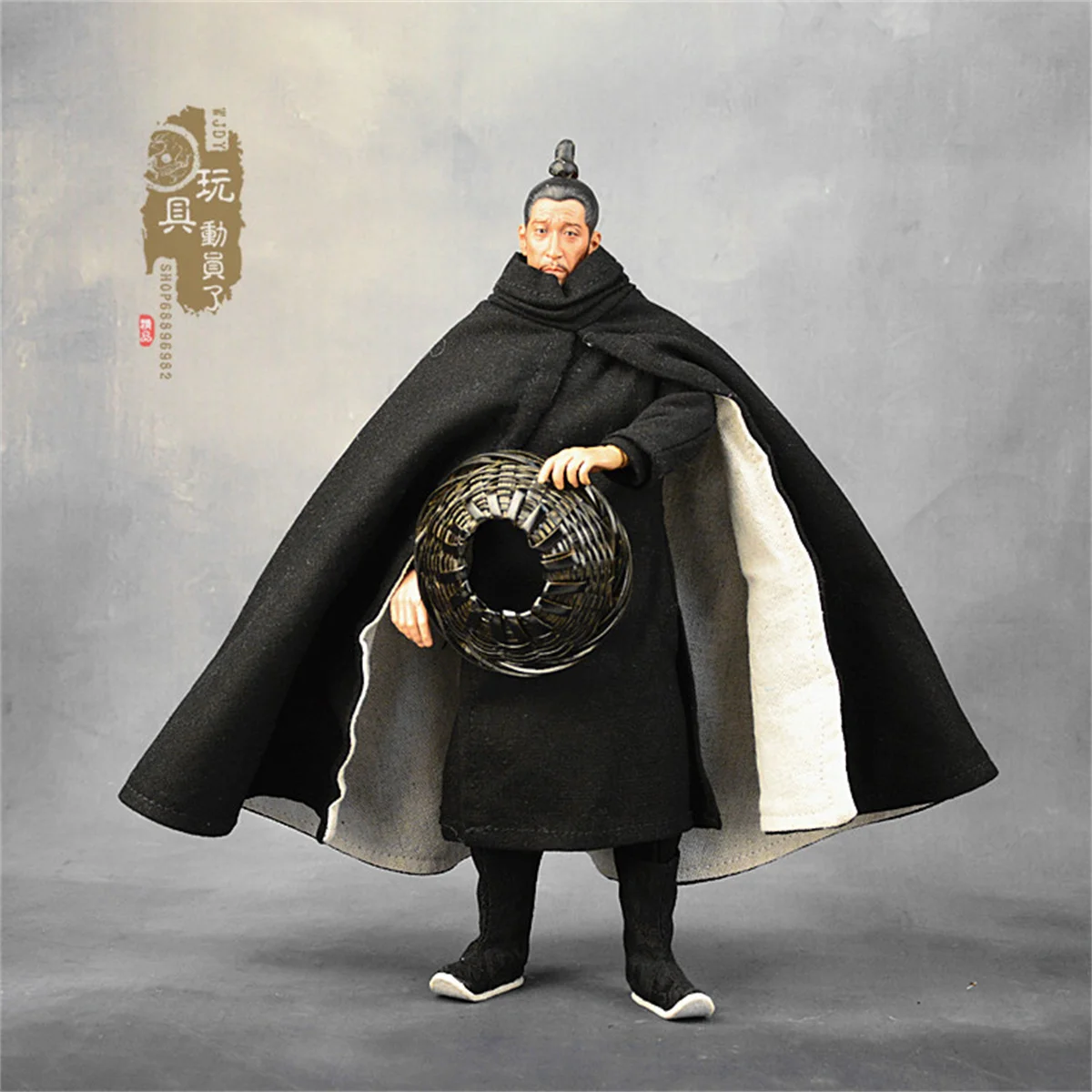 1/6  Ancient cloaks  robe  Suit  Hanfu costume  Royal Guards Soldier DIY Shoes hat  For 12"AT020 Figure body   Action Figure