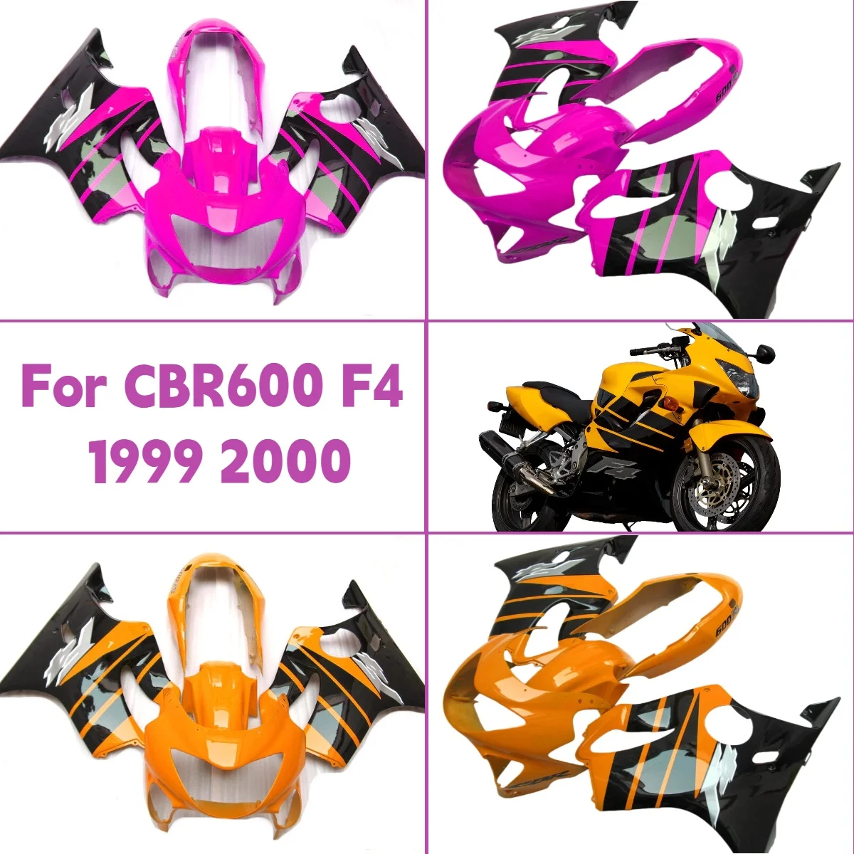 

1999 2000 CBR 600 F4 Full High-Quality Motorcycle Bodywork Cover Fairings for 99 00 Honda CBR600 F4 Injection Fairing Kit