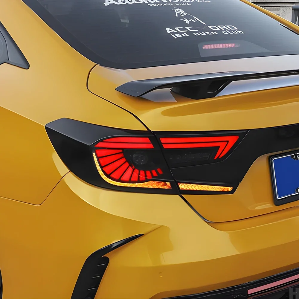 Plug and Play Car Taillight Assembly for Honda Accord 2018-2021 LED Auto Rear Lamps Upgrade Streamer Design Accessories