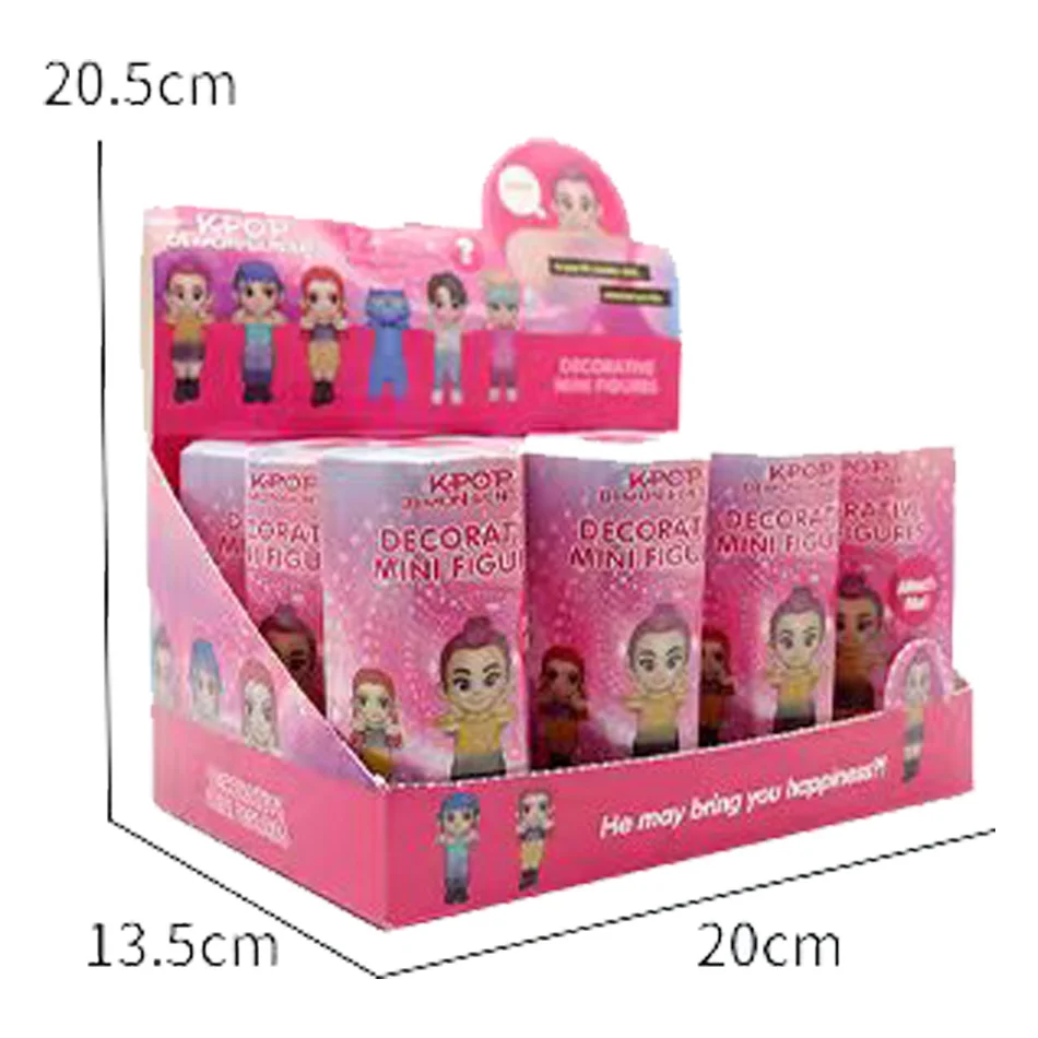 Juego de figuras de PVC de cazadores de demonios de Anime, caja ciega, Derpy's Tiger Rumi Mira Zoey Sussy, estatuetas coleccionables, juguete de decoración, 12 Uds.