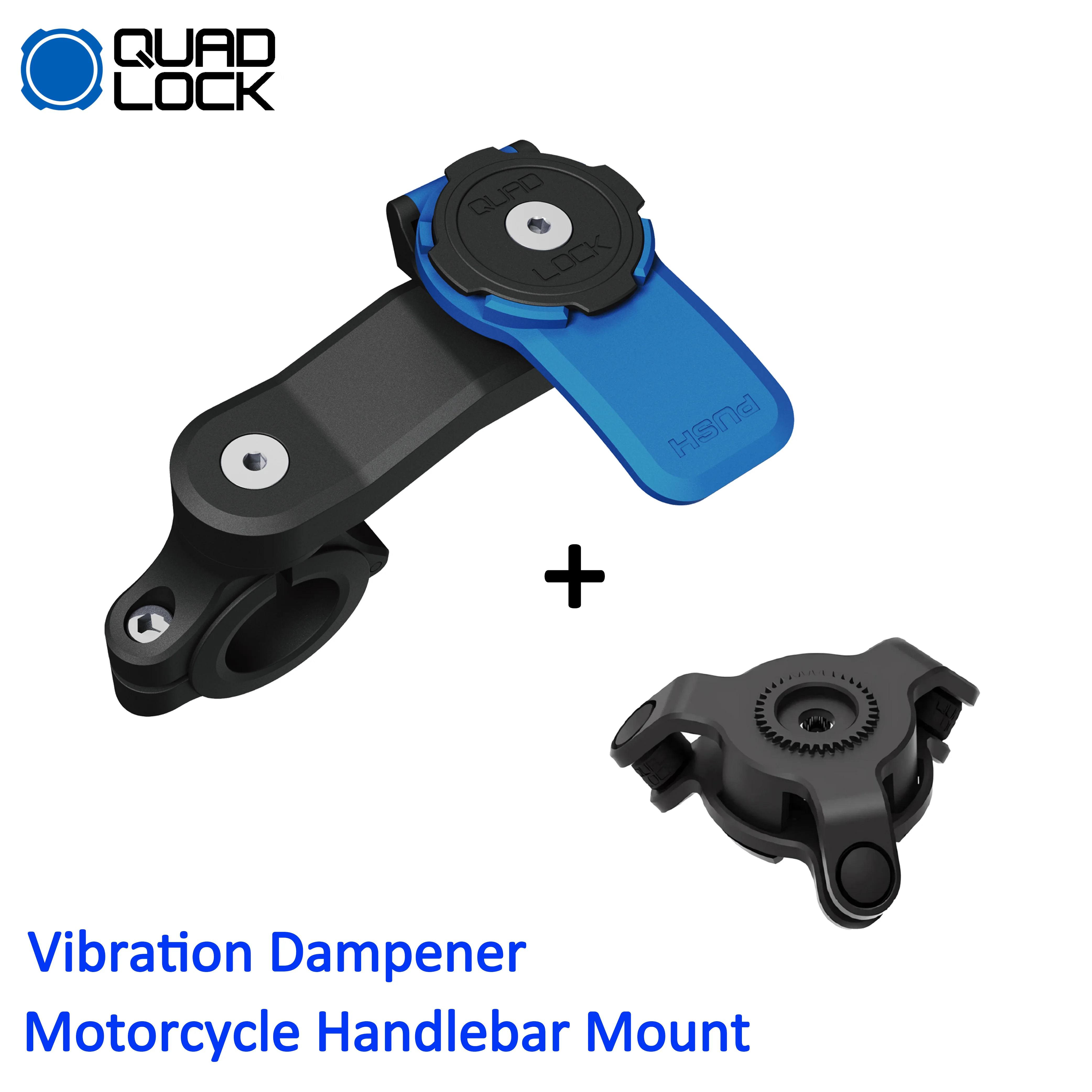 

Quad Lock Phone Mount-Motorcycle Handlebar Mount+Vibration Dampener