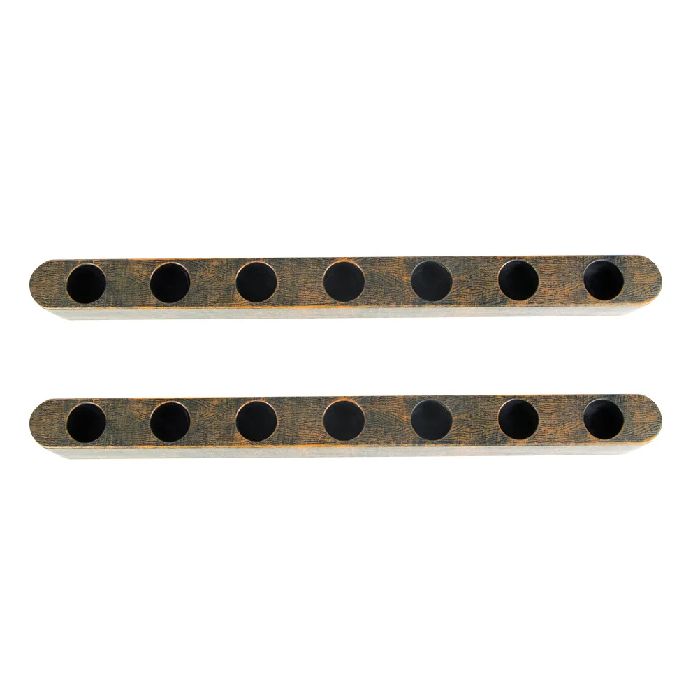 

2Pcs Elegant 7-Hole Holder Set Sturdy Desktop Stand for Home Decor Bedroom Living Room Decoration Charm