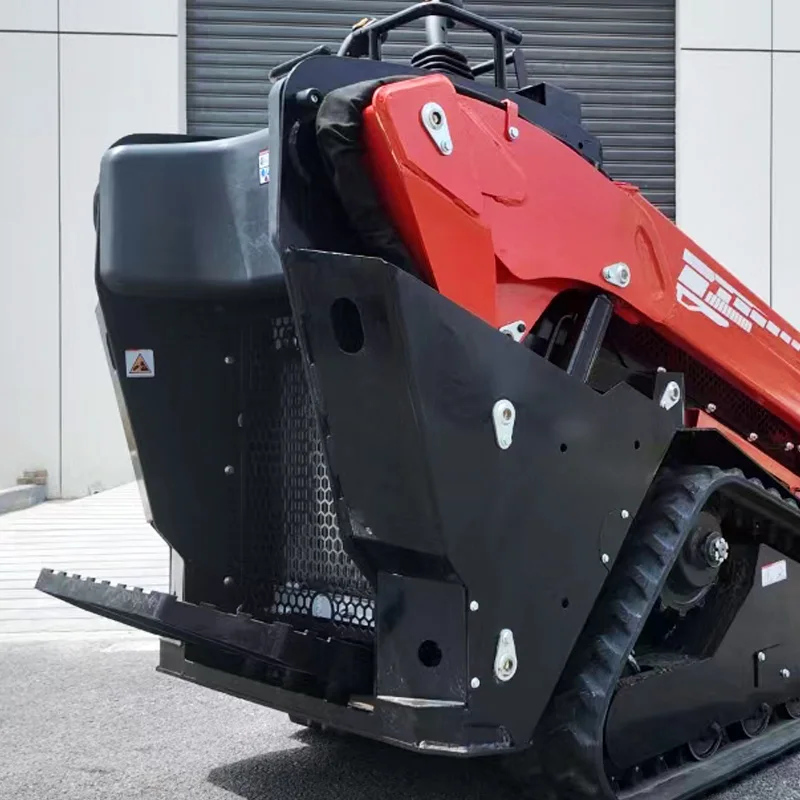Enclosed System 1000-1500mm Wide Compact Diesel Skid Steer Loader Chinese Skid Steer Loader Mini Skid Steer Loader with Acce