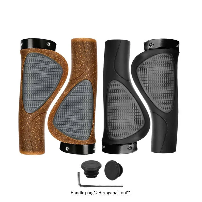 

Ergonomic Bike Grips Silicone - Soft Rubber Shock Absorption Anti-Slip, Comfortable for Long Rides & Easy Installation