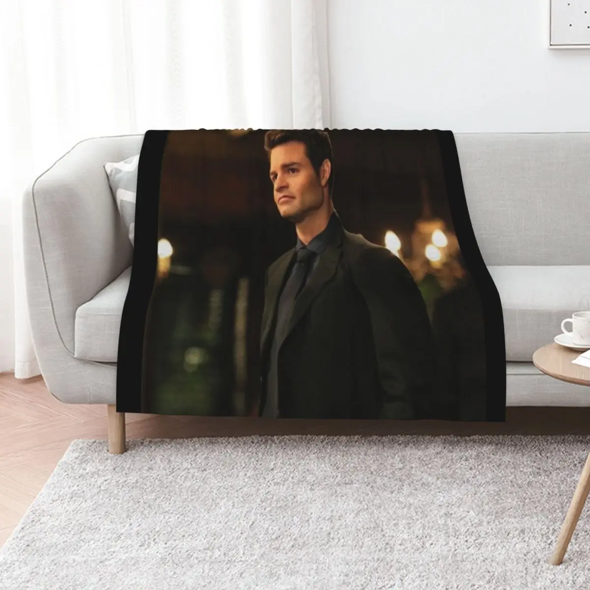 Elijah Mikaelson Throw Blanket Decorative Throw Sofa Luxury Designer Extra Large Throw Tourist Soft Beds Blankets