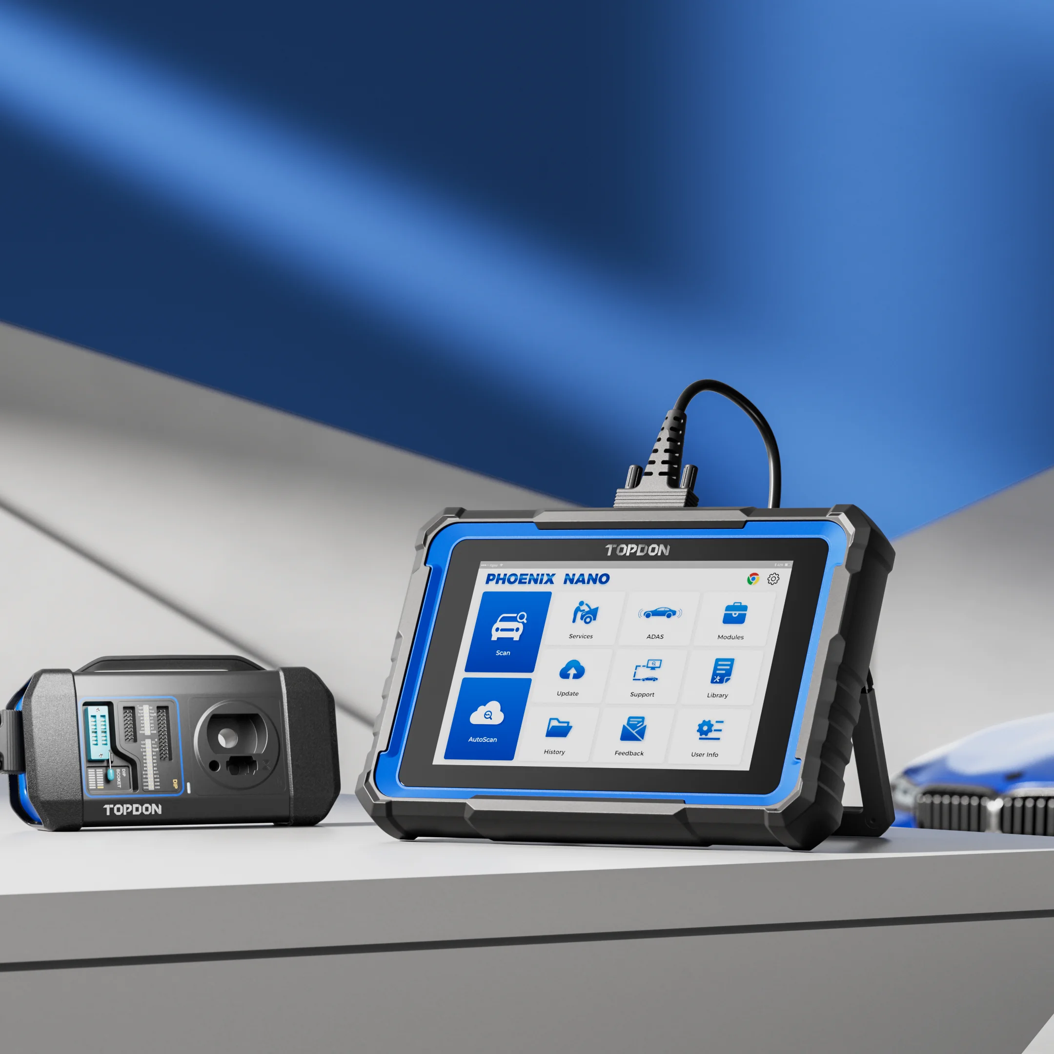 TOPDON Phoenix Nano Full System Diagnostics Car Diagnostic Tool Detect Faults on Over 110 Car Brands Auto Diagnostic Tool