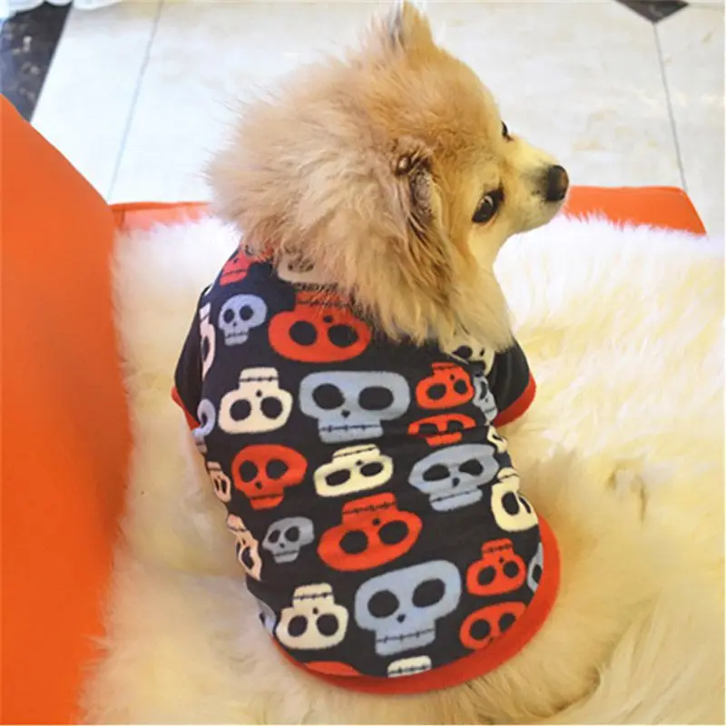 Autumn Winter Warm Pet Coat for Small Medium Dogs Puppy Sweaters Pets Halloween Costume Polar Fleece Dog Clothes Vest