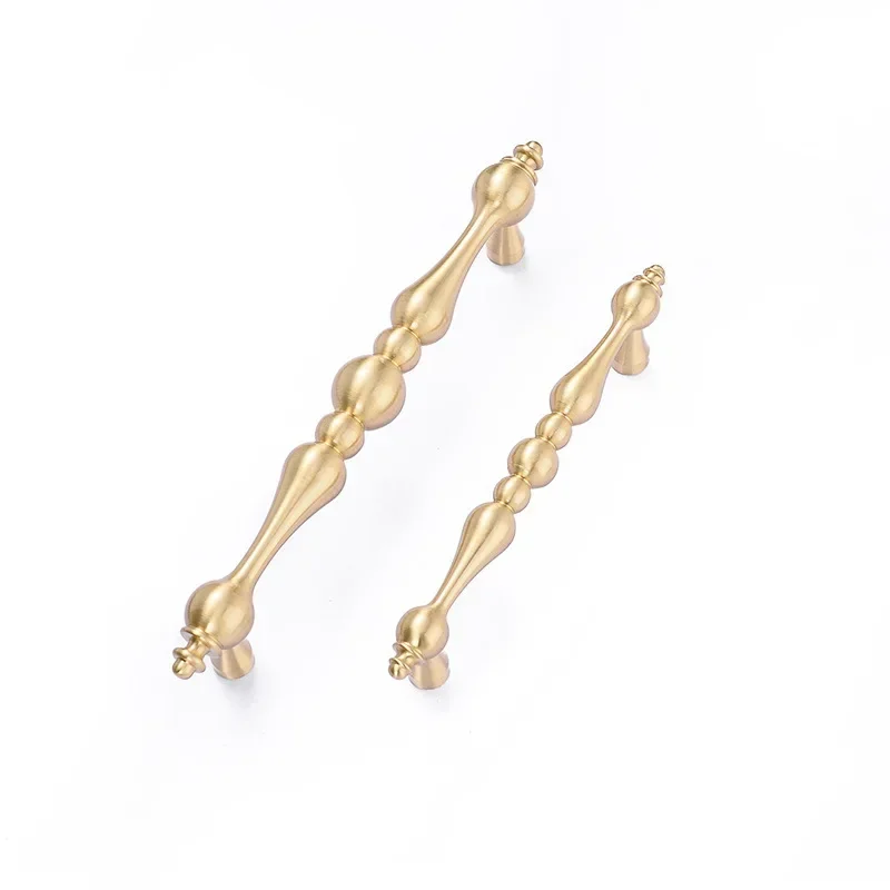 yesNew Style Brass Handle Modern Simple Cabinet Door Gold Light Luxury Wardrobe Cabinet Shoe Cabinet Drawer Nordic Brass Handle