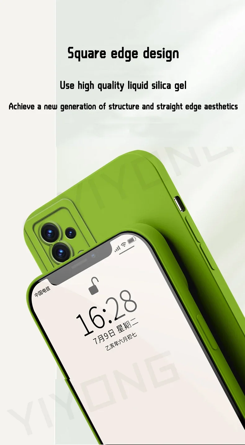 A52 A53 Hülle YIYONG Original Flüssigsilikon Weiche Schutzhülle für Samsung Galaxy A52 S A52s A55 A54 A56 5G A 52 53 54 55 Handyhüllen – Detail 4